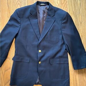 Brooks Brothers black Blazer with Gold Buttons
